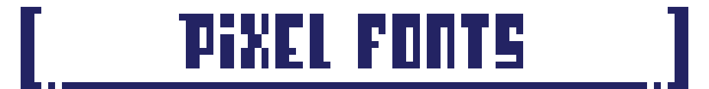 pixel fonts